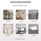 Dimmable LED Chandelier Driver – RF Remote and App Control for Dual Color Lights