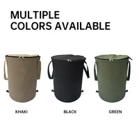 Foldable Outdoor Trash Can – Large Capacity Storage Bin for Camping and Laundry