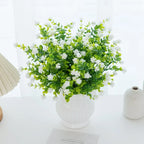Artificial Eucalyptus Bouquet – Realistic Faux Plant for Home Wedding Decor
