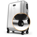 Silent Rubber Luggage Wheels – Durable Travel Bag Replacement for Repair