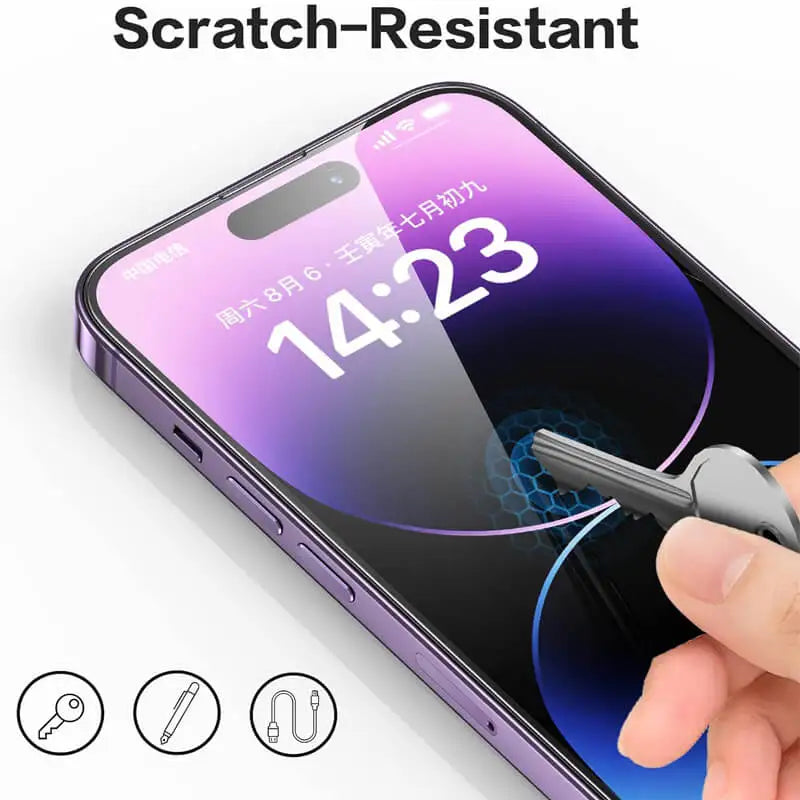 Tempered Glass Screen Protector – Full Coverage for iPhone Series