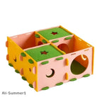 Felt Maze Hideout – Removable Tunnel Nest for Hamsters and Small Pets