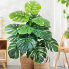 Artificial Monstera Plant – 104cm Plastic Palm Tree for Home Office Decor