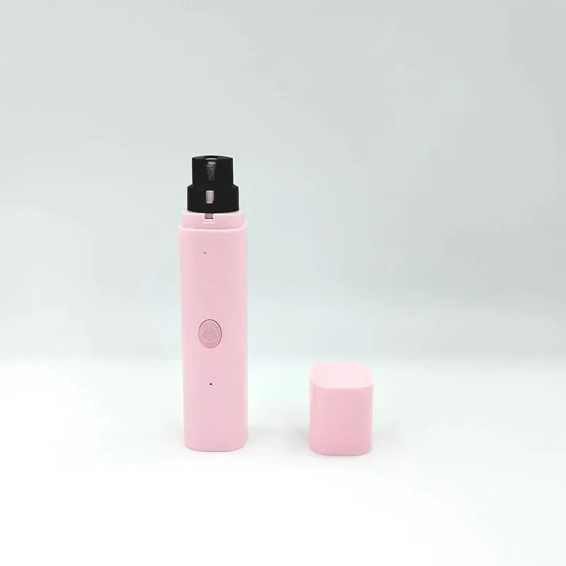 Electric Pet Nail Grinder – USB Rechargeable LED Grooming Tool for Cats and Dogs