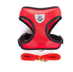 Adjustable Mesh Cat and Dog Harness – Reflective Breathable Vest for Walking