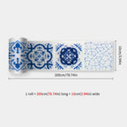Self-Adhesive Waist Line Stickers – Waterproof Border Mural for Kitchen Decor