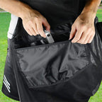 Extra Large Mesh Sports Ball Bag – Zipper Pocket Carrier for Gym and Training
