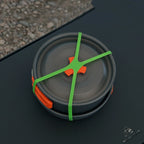 Silicone Cutlery Strap – H-Shaped Elastic Band for Outdoor Camping Tableware
