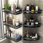 Adhesive Corner Shower Shelf – No Drill Wall Storage for Bathroom Organization