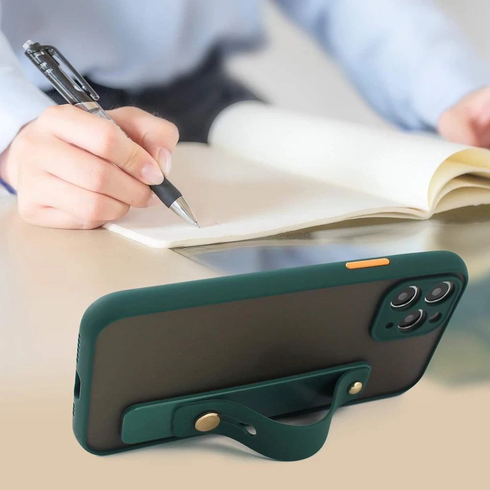 Universal Phone Grip Holder – Collapsible Finger Stand for All Smartphones