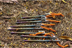 Titanium Camping Tent Stakes – Heavy Duty Metal Pegs for Outdoor Hiking