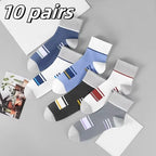 Cotton Mid-calf Socks – Solid Colour Daily Wear for Men