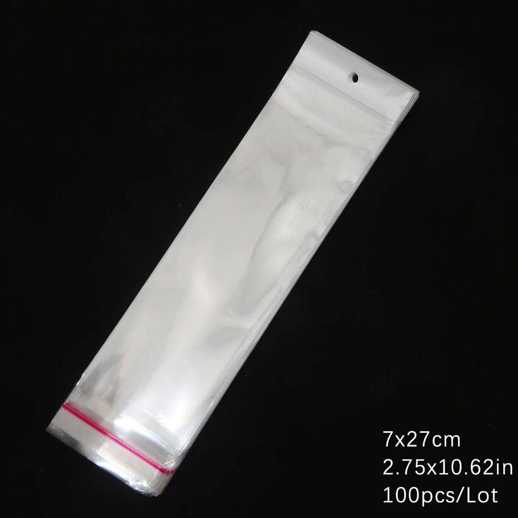 Self-Sealing Cellophane Bags – Transparent Adhesive Packaging for Gifts and Treats