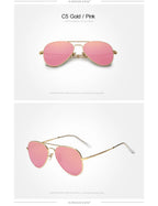 KINGSEVEN Alloy Pilot Sunglasses – Polarized UV400 Eyewear for Women Retro Style