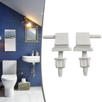 Toilet Seat Hinge Replacement Kit – Universal Fixing Screws for Repairs