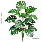 Artificial Monstera Plant – 104cm Plastic Palm Tree for Home Office Decor