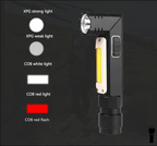 Rechargeable LED Work Light – Magnetic COB Flashlight for Outdoor Repairs