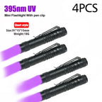 UV Flashlight 395nm – Portable Ultraviolet Torch for Pet Urine and Scorpion Detection