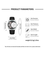 Quartz Men's Wristwatch – Luxury Minimalist Business Gift for Anniversaries