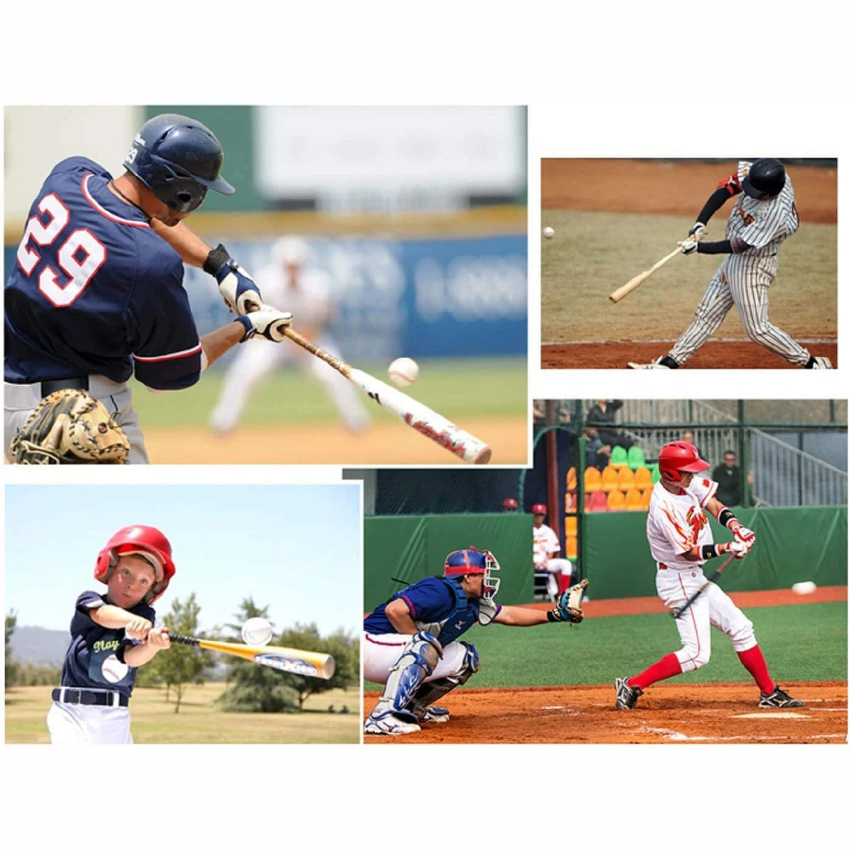 Aluminum Baseball Bat – 20-inch Metal Sport Equipment for Outdoor Training