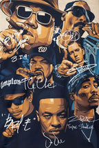 Hip Hop Canvas Wall Art – Notorious BIG and Tupac Poster for Home Decor