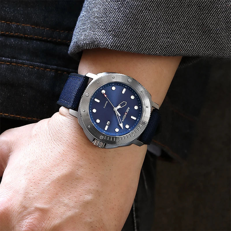 Luxury Chronograph Wristwatch – Waterproof Luminous Calendar for Men