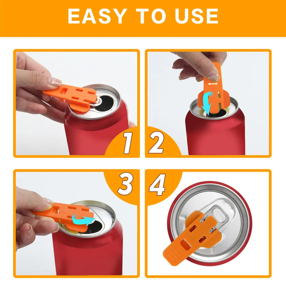 Portable Bottle Opener – Ergonomic Lid Remover for Camping and Kitchen