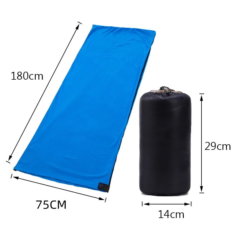 Polar Fleece Sleeping Bag – Ultra-light Thermal Liner for Outdoor Camping