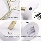 108 LED Bonsai Tree Light – Colorful USB Battery Decor for Home Bedroom Christmas