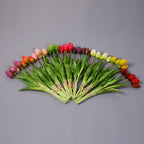 Artificial Tulip Bouquet – Real Touch Floral Decor for Wedding Home