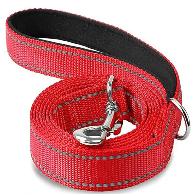 Reflective Pet Training Leash – Adjustable Safety Rope for Dog Walking