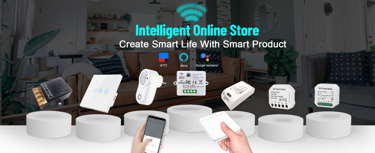 RF Curtain Switch Module – Wireless Remote Control for Motorized Roller Blinds