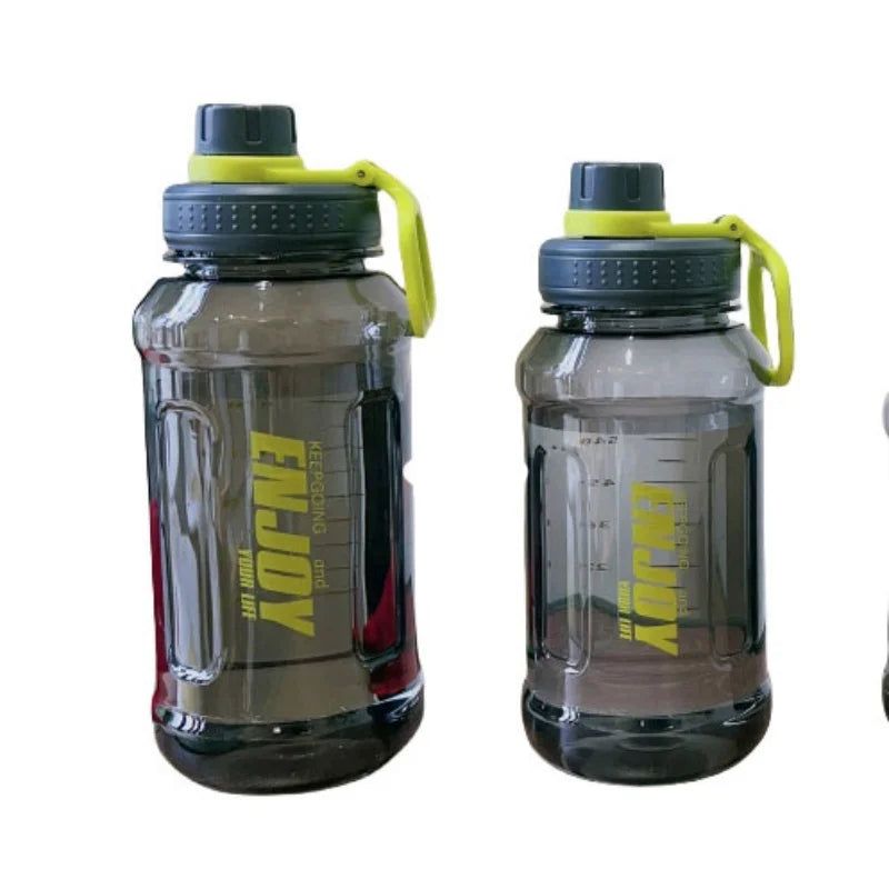 Large Capacity Water Bottle – Solid Color Tumbler for Outdoor Fitness