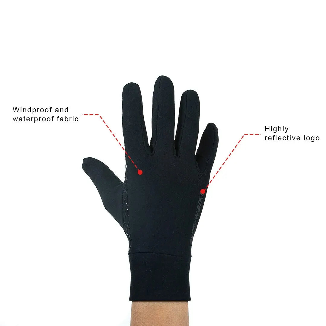 Winter Cycling Gloves – Padded Touch Screen Mittens for Outdoor Sports
