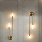 Modern LED Wall Lamp – Minimalist Black and Gold Lighting for Home Decor