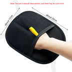 Reusable Pet Hair Grooming Gloves – Double Sided Tool for Sofa and Carpet