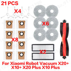 Vacuum Replacement Parts Kit – Dust Bags and Filters for Xiaomi Robot Vacuums