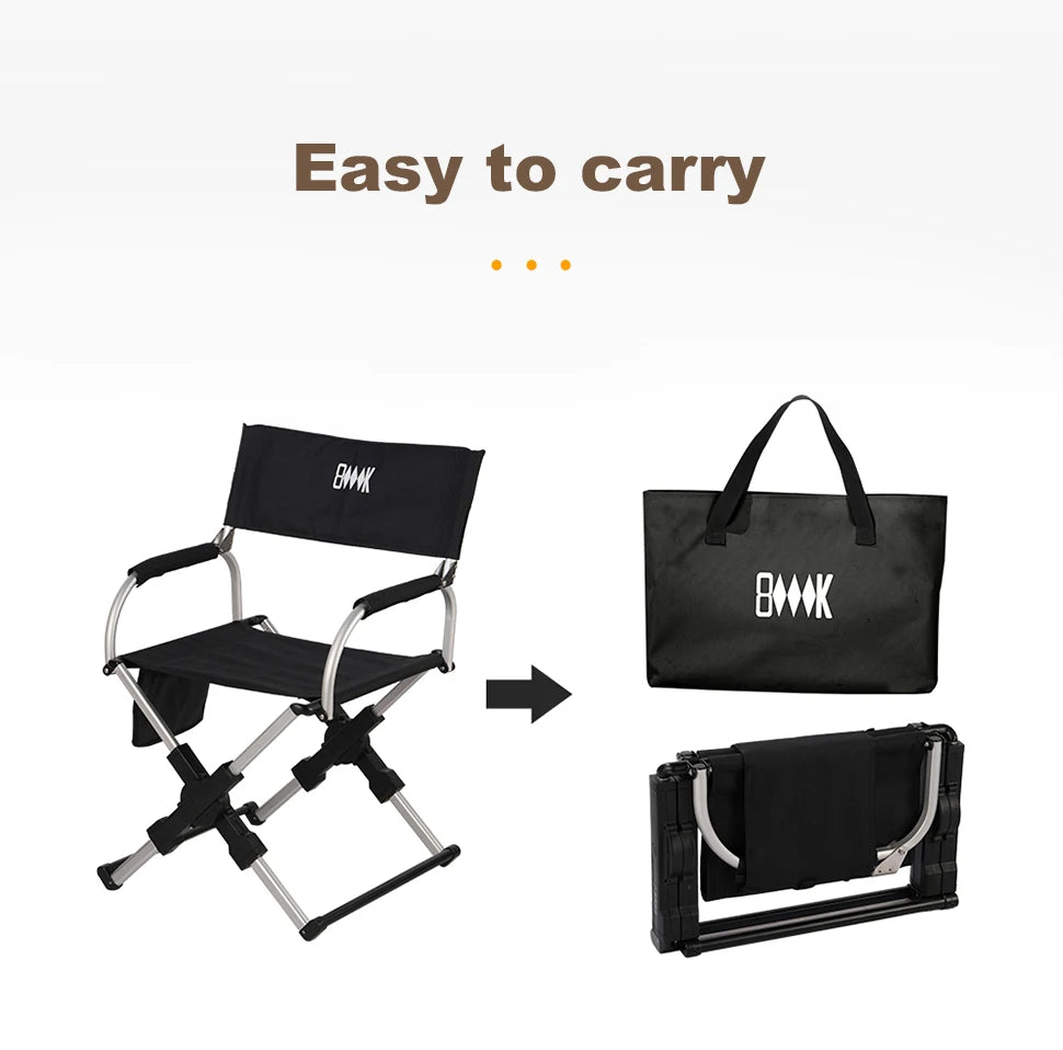 Foldable Director Chair – Aluminum Alloy for Camping Beach and Fishing