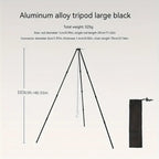 Adjustable Campfire Tripod – Stable Hanging Pot Stand for Outdoor Cooking