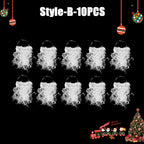 White Santa Claus Beard – Simulated Costume Prop for Christmas Cosplay