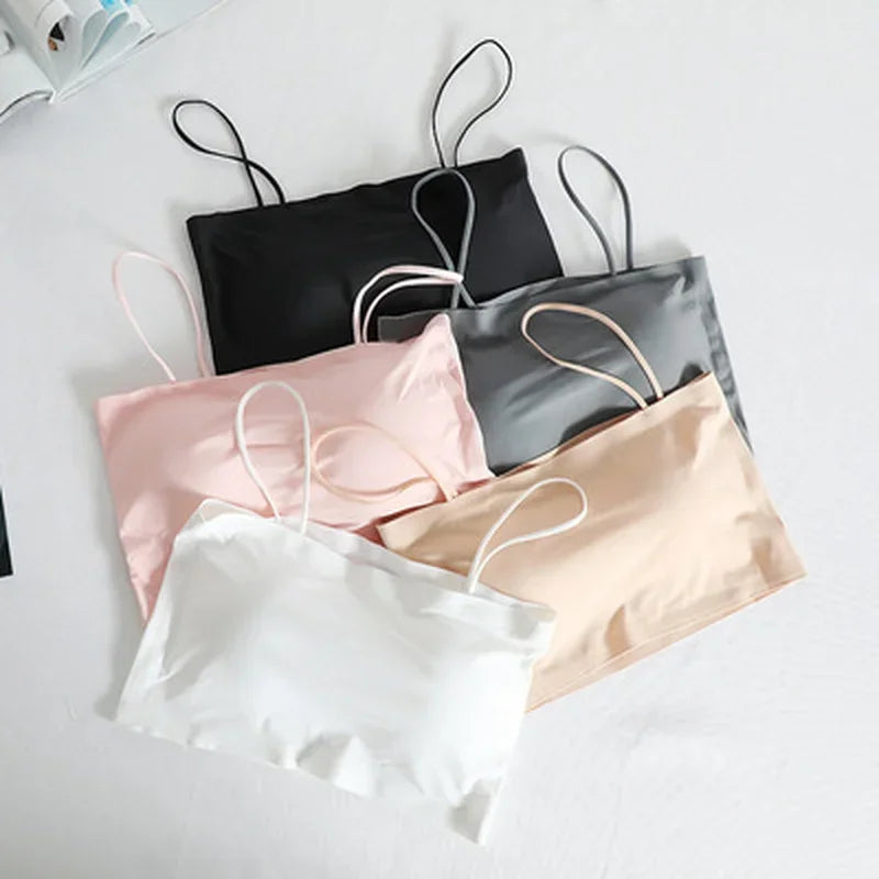 Strapless Tube Top Bra – Seamless Beauty Back Camisole for Daily Comfort