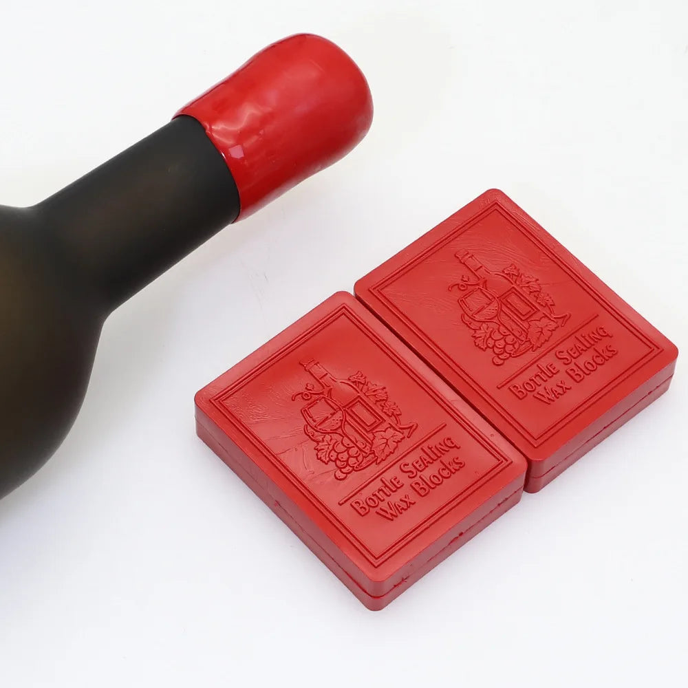 Red Wine Sealing Wax Block – Decorative Seal Stamp for Bottle Preservation