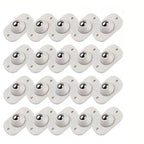 Mini Stainless Steel Swivel Wheels – 360 Degree Adhesive Casters for Furniture