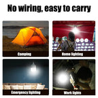 Rechargeable LED Camping Lantern – Portable Power Bank for Outdoor Tent Lighting