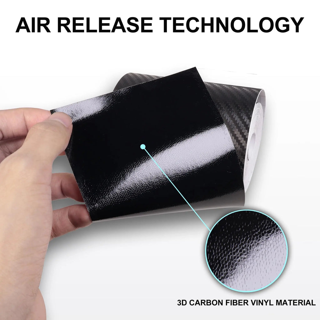 Nano Carbon Fiber Protective Strip – 10m Waterproof Tape for Car Exterior
