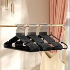 Non-Slip Metal Clothes Hangers – Round Notch Design for Suit and Coat Storage