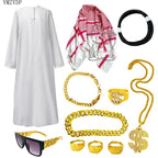 Arabian Prince Costume – Adult Shepherd Robe for Halloween Cosplay