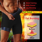 Thermo Sauna Compression Leggings – Fat Burning Body Shaper for Men Gym Workout