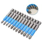 Magnetic Screwdriver Bit Set – Anti Slip 1/4 Inch Hex Shank for Power Tools