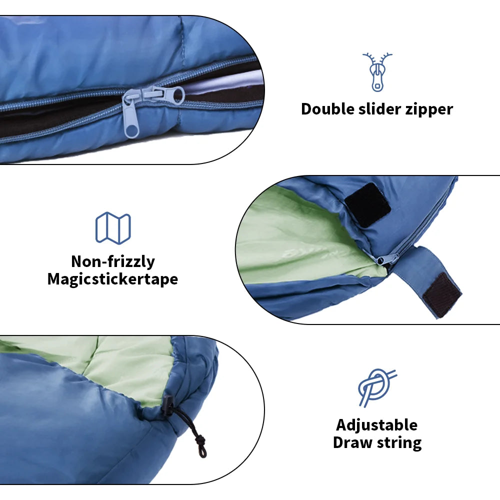 Ultralight Cotton Sleeping Bag – 4 Season Waterproof Gear for Camping Hiking